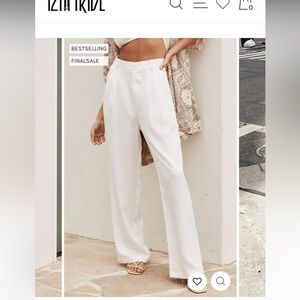 12th tribe jaxon white pants BNWOT